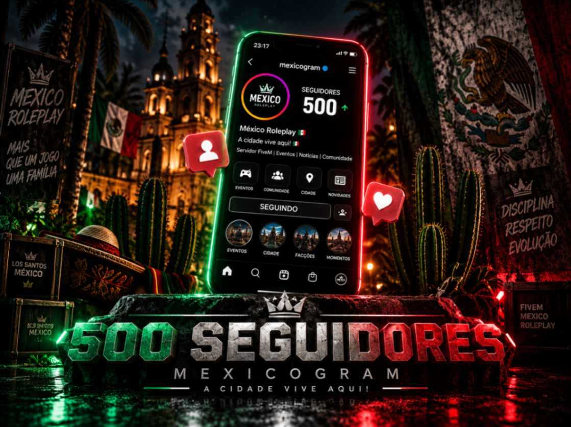 500 SEGUIDORES MEXICOGRAM