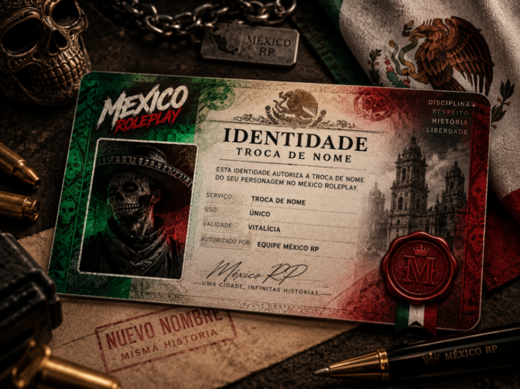 TROCA DE NOME DO PERSONAGEM