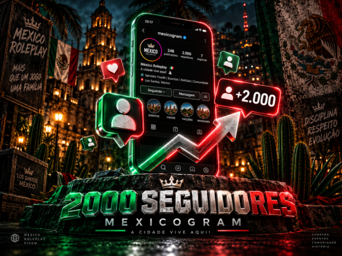 2000 SEGUIDORES MEXICOGRAM